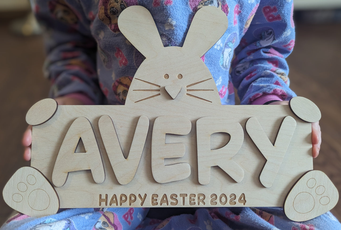Personalized Easter Bunny DIY Paint Kit