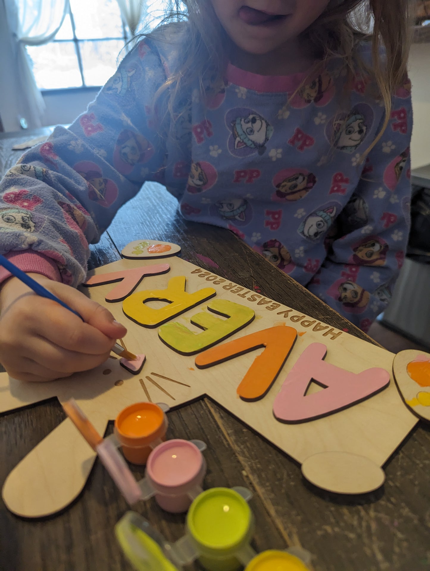 Personalized Easter Bunny DIY Paint Kit