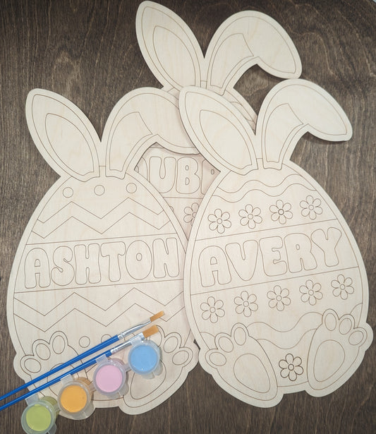 DIY Personalized Bunny Egg Kits