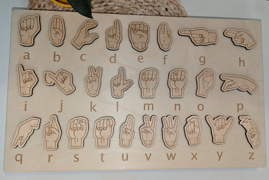 ASL Wood Puzzle