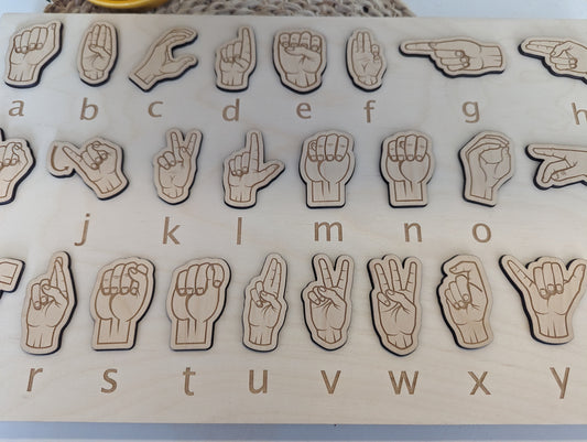 ASL Wood Puzzle