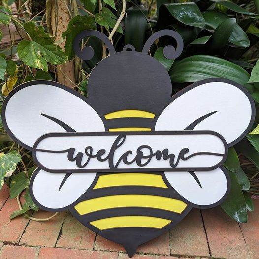 Bumblebee Door Hanger