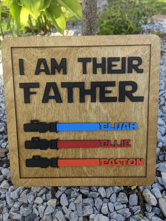 Personalized Lightsaber Sign