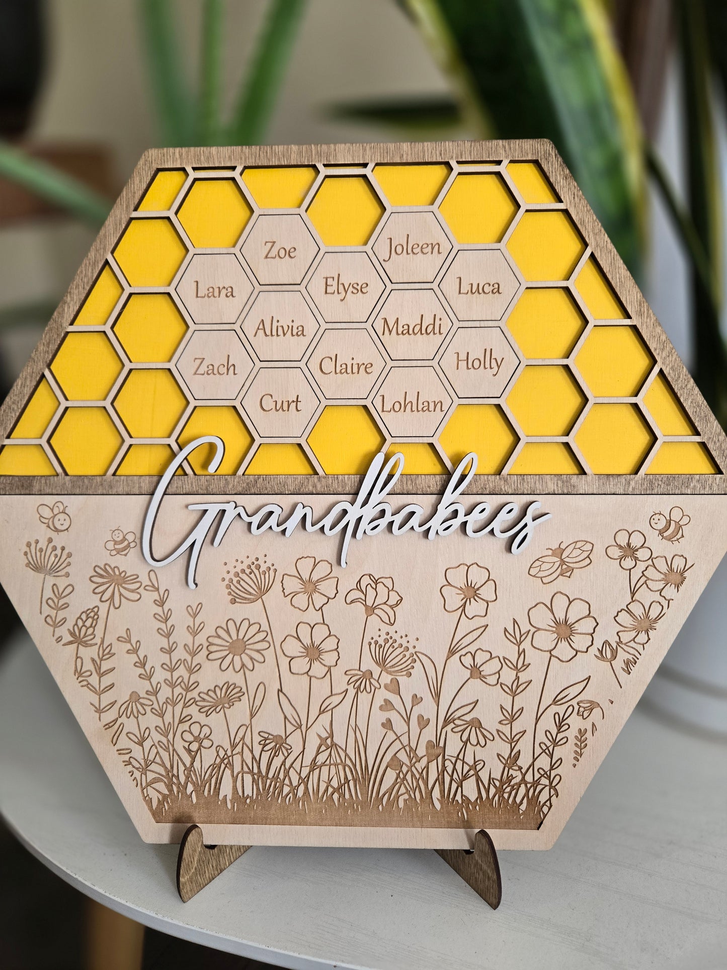 Family Bee Hive Sign