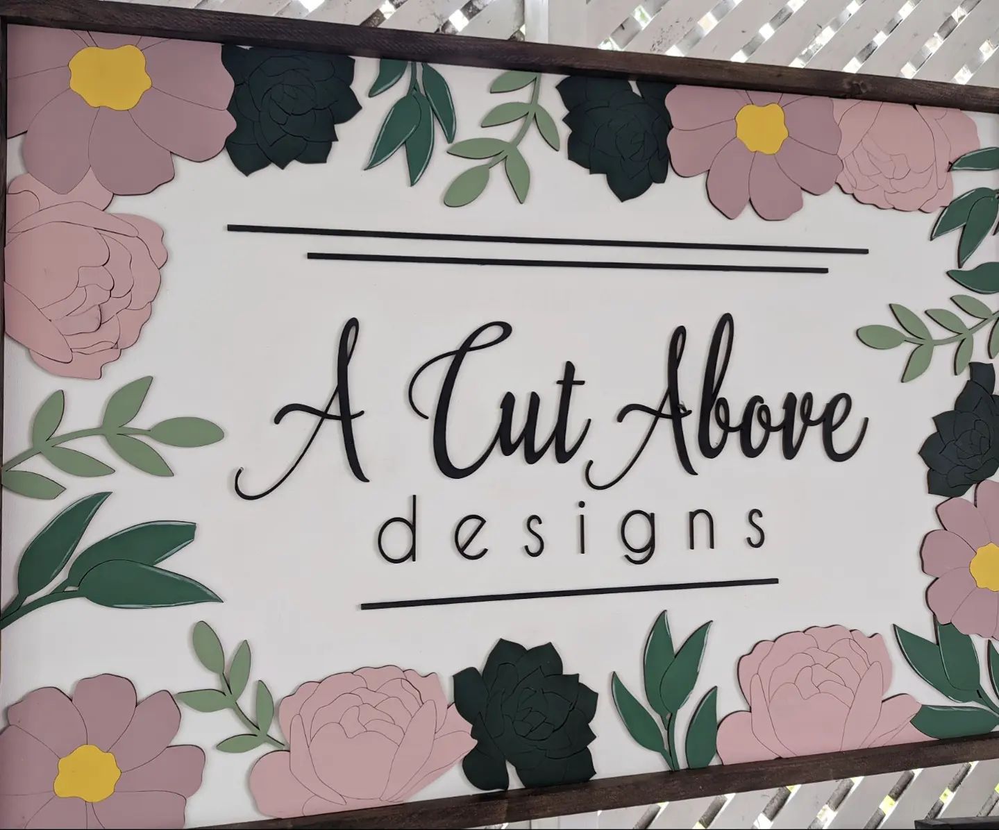 Above Only Design A Cut Above Designs – A Cut Above Designs