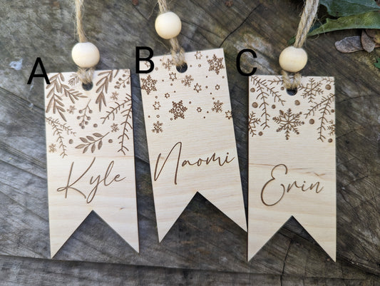 Christmas Name Tags