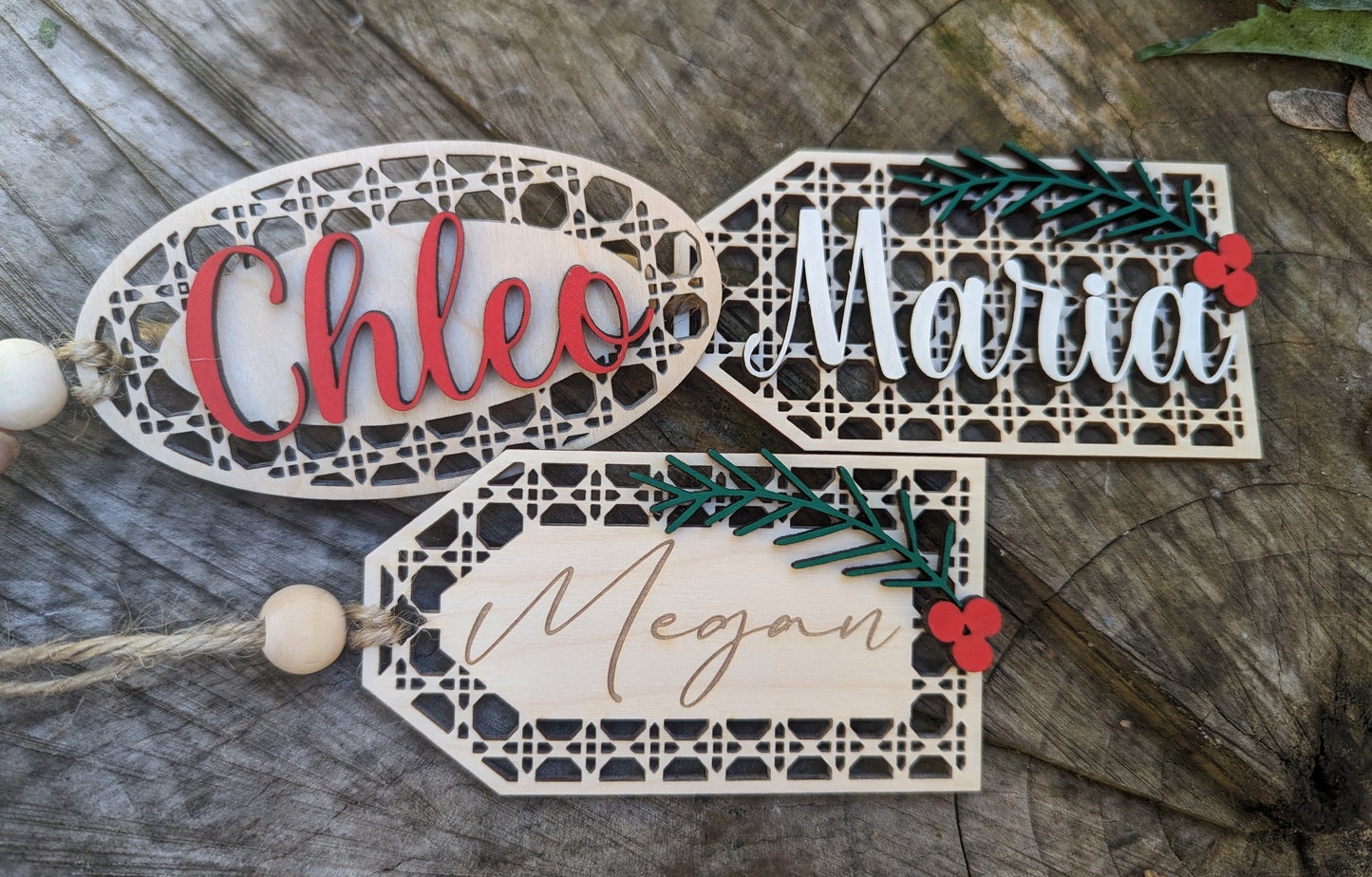 Rattan Gift Tags