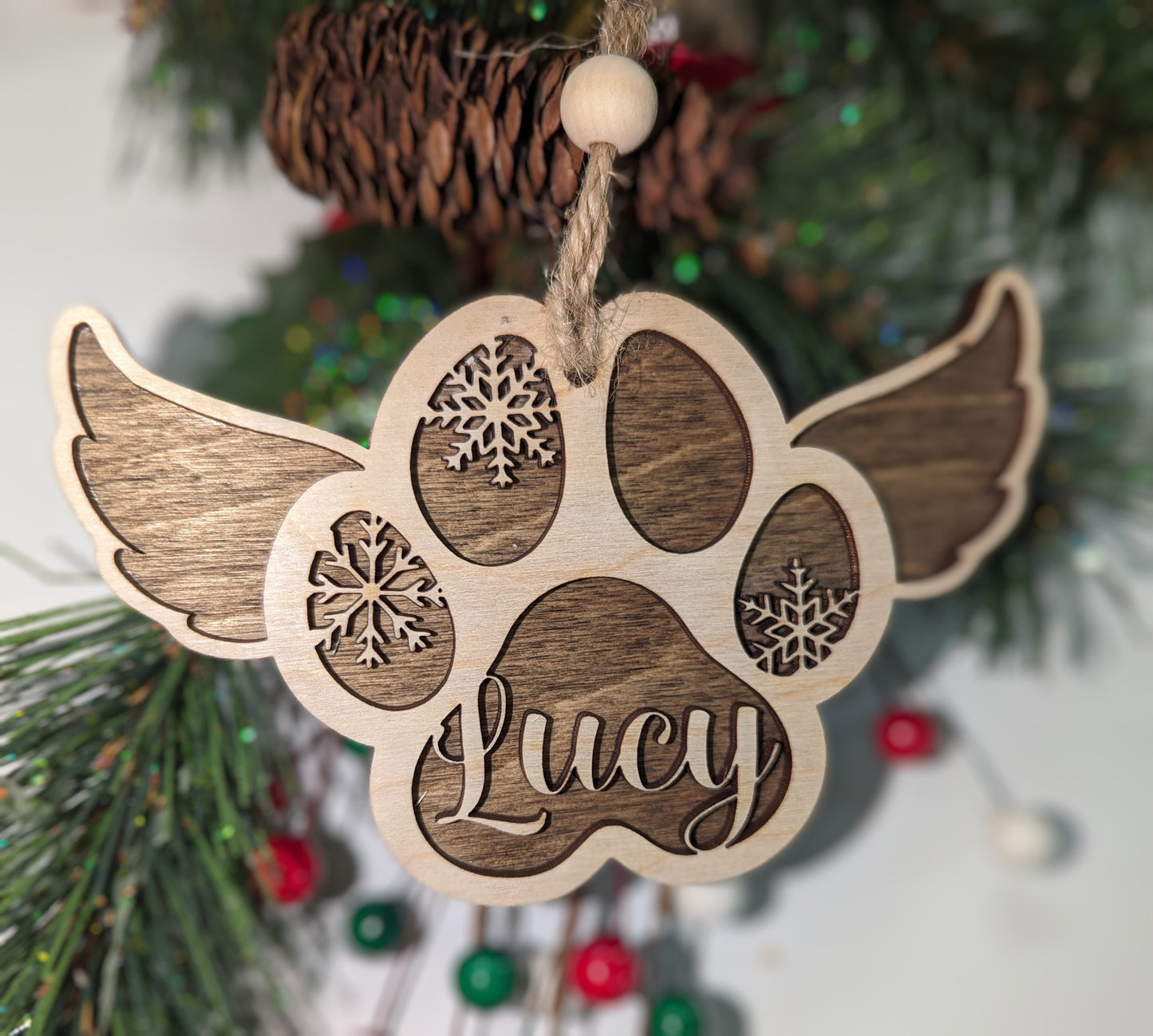 Pet Wings Memorial Ornament