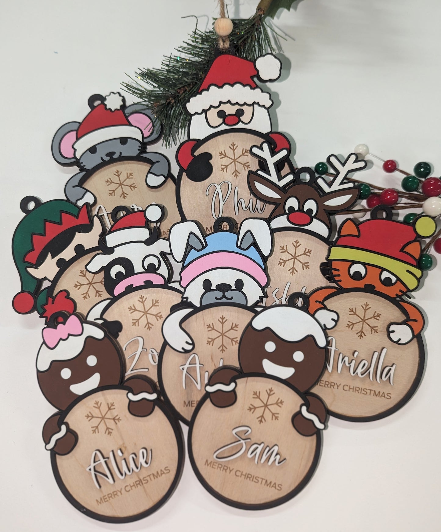 Christmas Character Ornaments