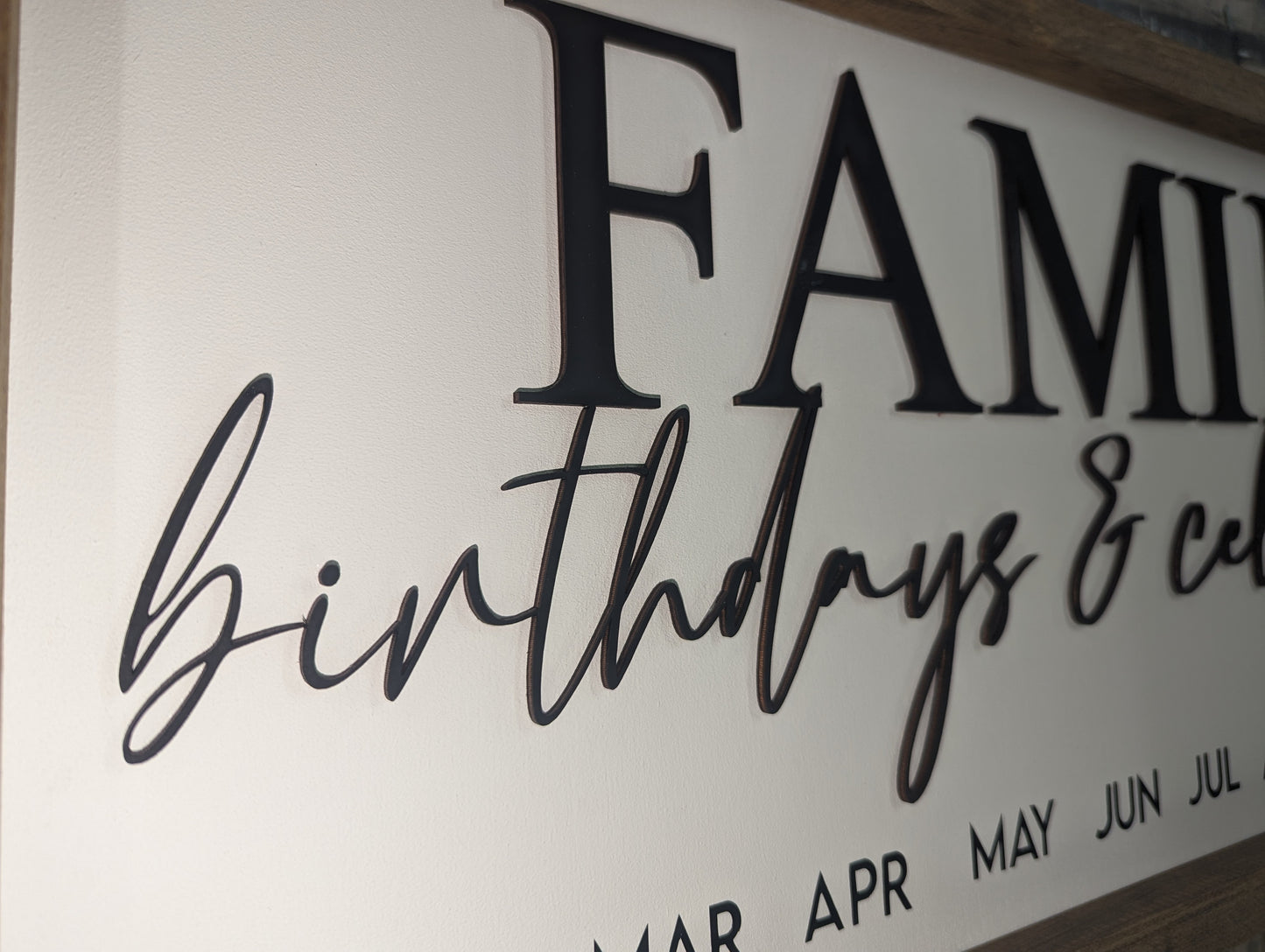 FAMILY Birthdays & Celebrations Sign
