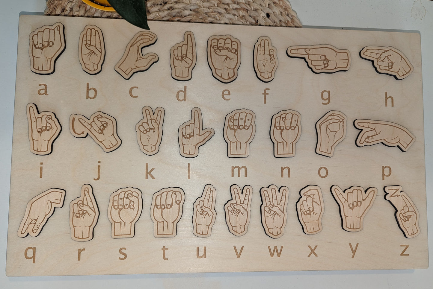 ASL Wood Puzzle