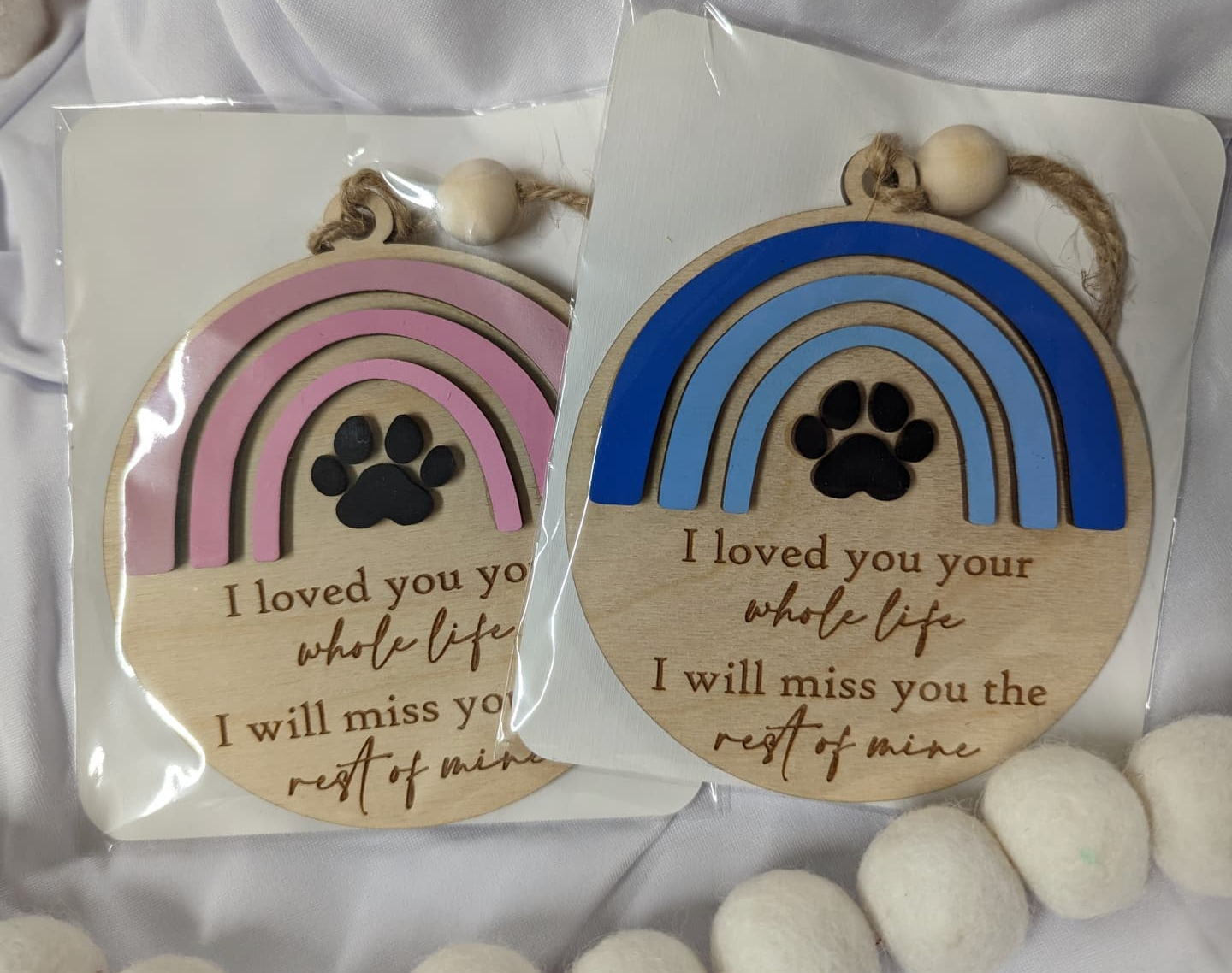 Pet Rainbow Memorial Ornament