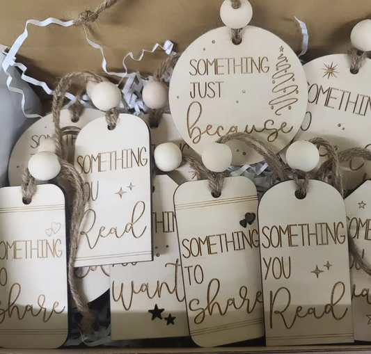 'Something To" Wooden Gift Tags