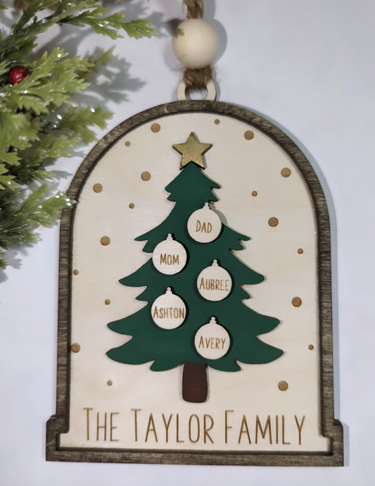 Tree Family Ornament