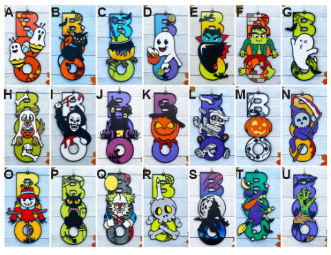 Halloween BOO Door Hanger