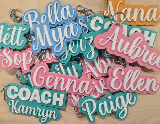 Personalized Acrylic Keychain
