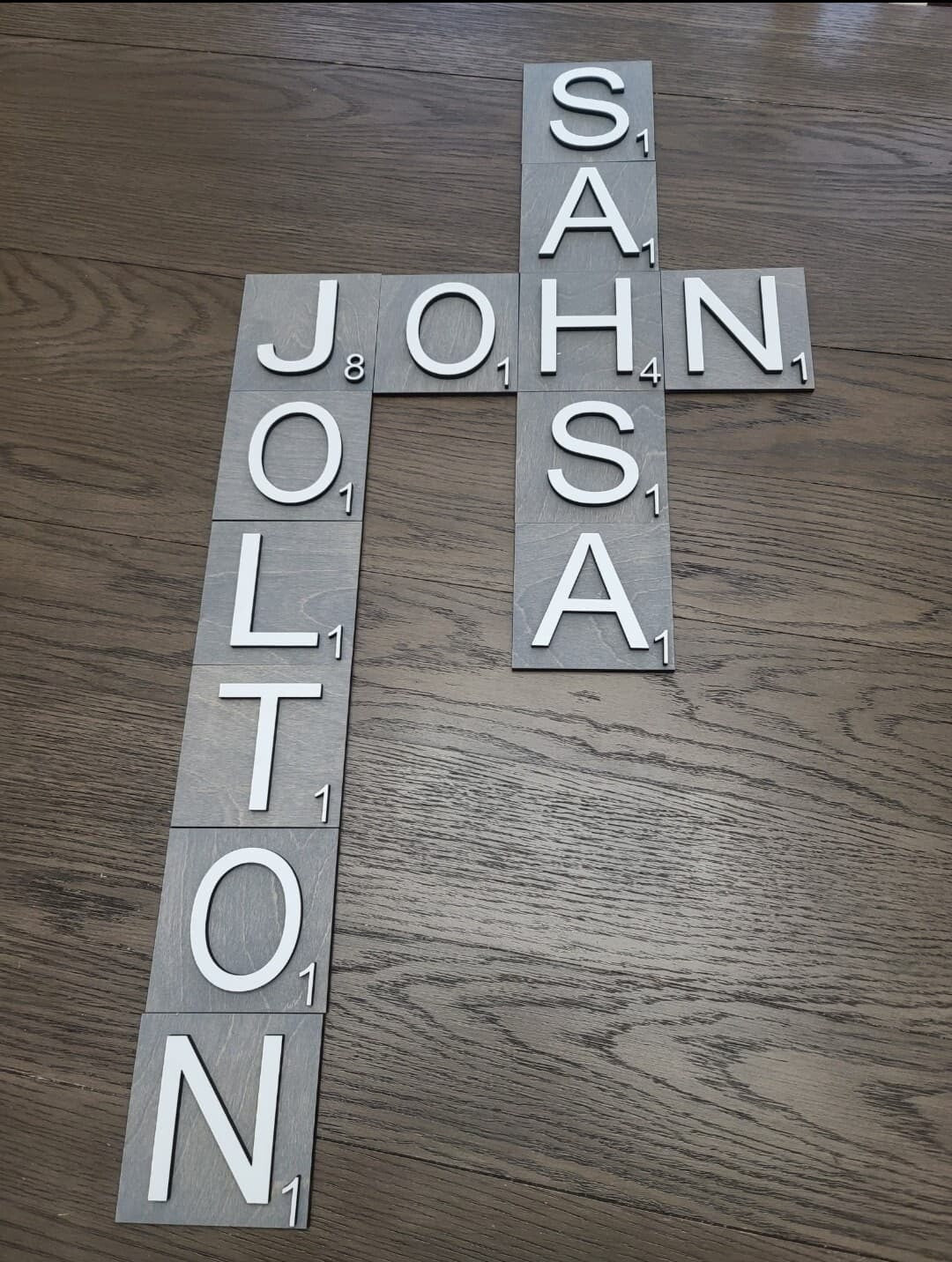 4" Scrabble Tiles