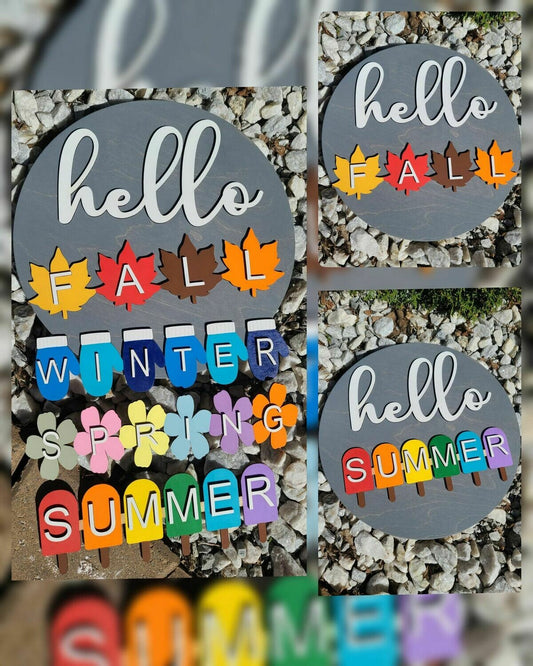 Interchangeable Seasons Sign