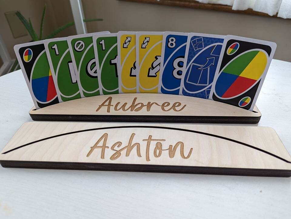 Personalized Playing Card Holder