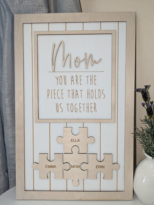 Personalized Puzzle Sign