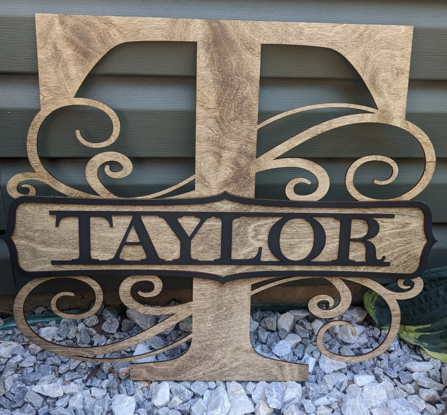 Monogram Name Sign