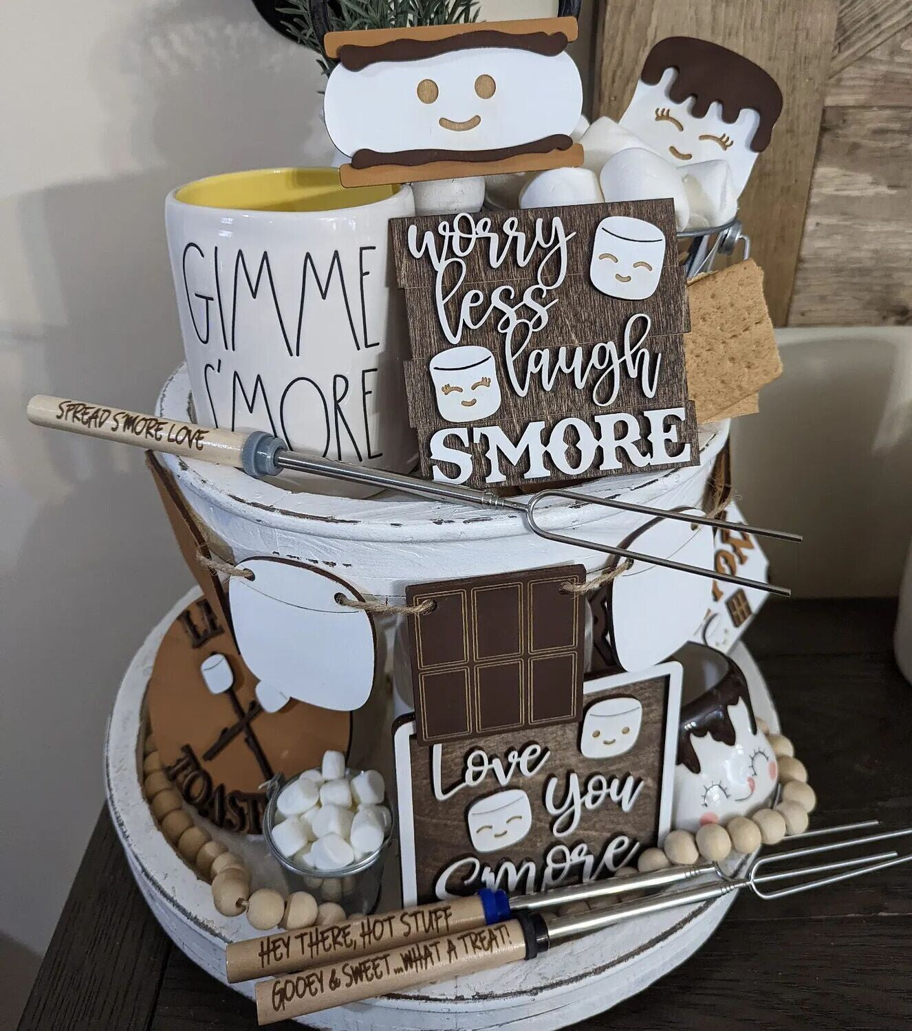 S'mores Tier Tray Set